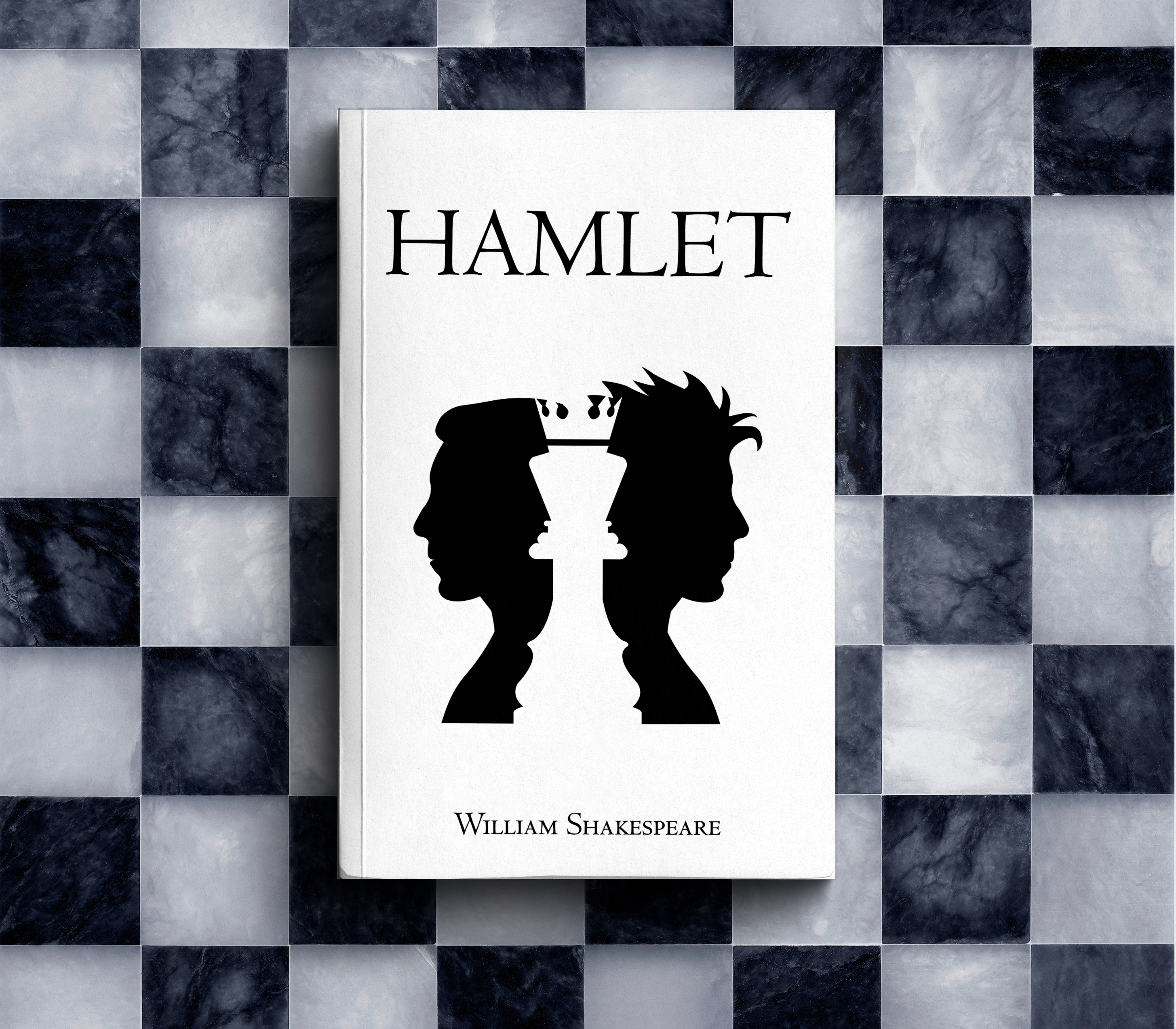 Hamlet Type Book Cover Mockup